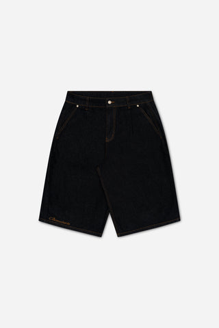 SCRIPT PLEATED BERMUDA SHORT
