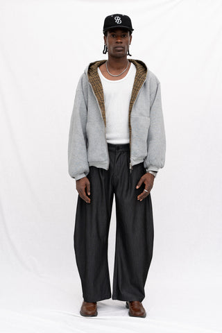 REVERSIBLE PLAID HOODIE