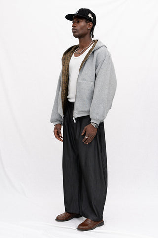 REVERSIBLE PLAID HOODIE