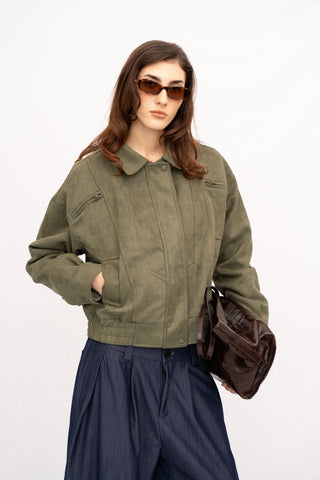 STRADA FAUX SUEDE JACKET