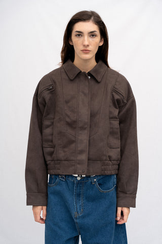 STRADA FAUX SUEDE JACKET
