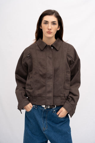 STRADA FAUX SUEDE JACKET
