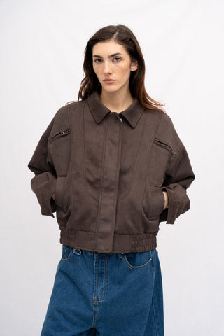 STRADA FAUX SUEDE JACKET
