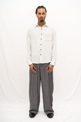 ARGYLE WOEVN SHIRT