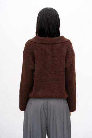 DANTELLE KNITED POLO SWEATER