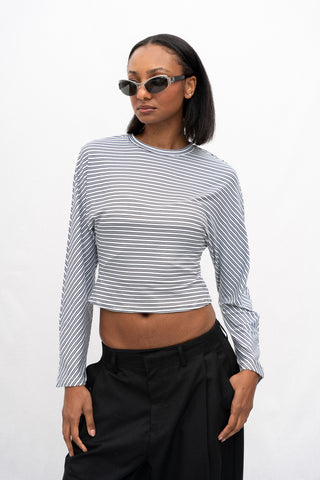 NOMI STRIPE T-SHIRT