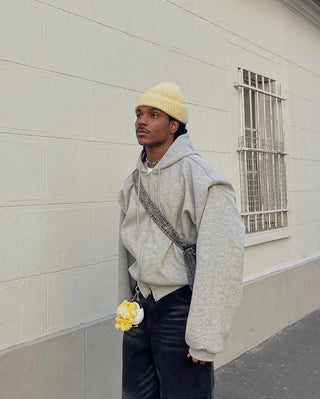 STITCH SHOULDER HOODIE