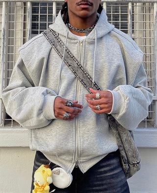 STITCH SHOULDER HOODIE