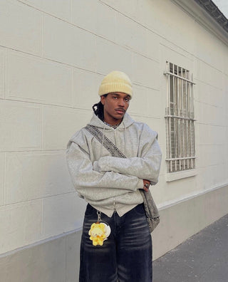 STITCH SHOULDER HOODIE