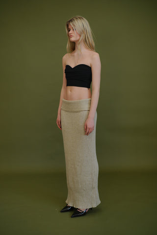 KNITTED MAXI SKIRT
