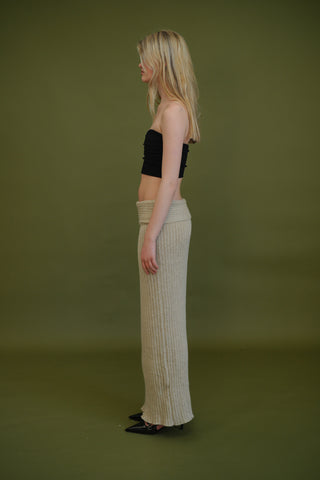 KNITTED MAXI SKIRT