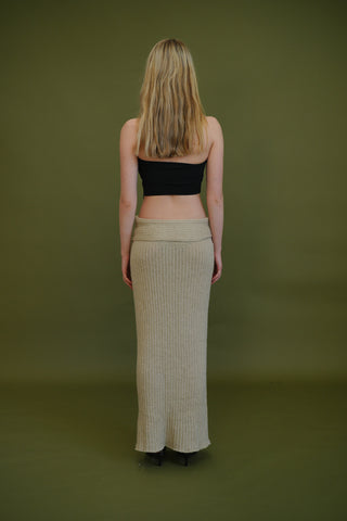 KNITTED MAXI SKIRT