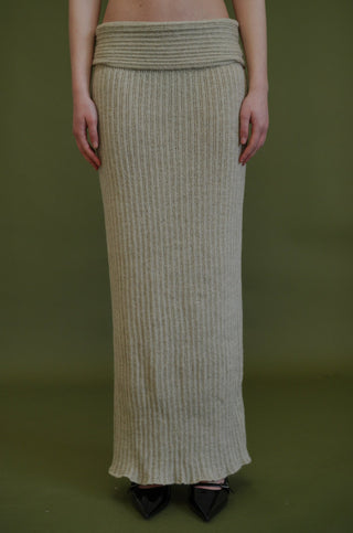 KNITTED MAXI SKIRT