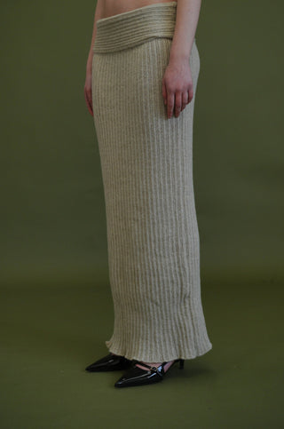 KNITTED MAXI SKIRT