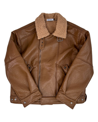 FINAL SALE | FAUX SHEARLING JACKET