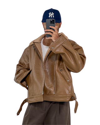 FINAL SALE | FAUX SHEARLING JACKET