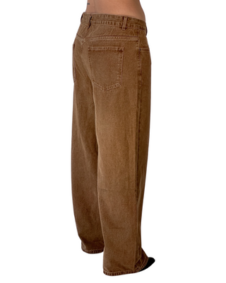 FINAL SALE | DROOPY COFFEE JEANS