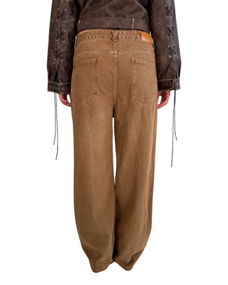 FINAL SALE | DROOPY COFFEE JEANS