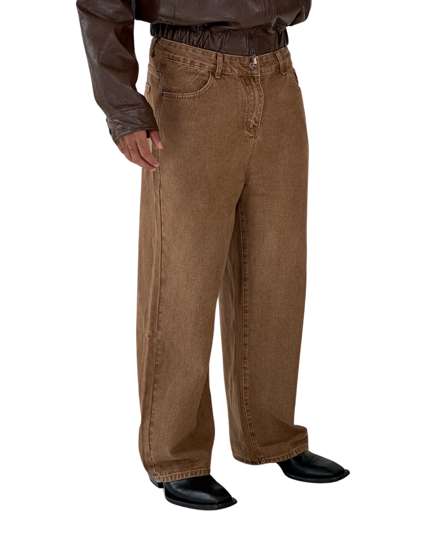 DROOPY COFFEE JEANS