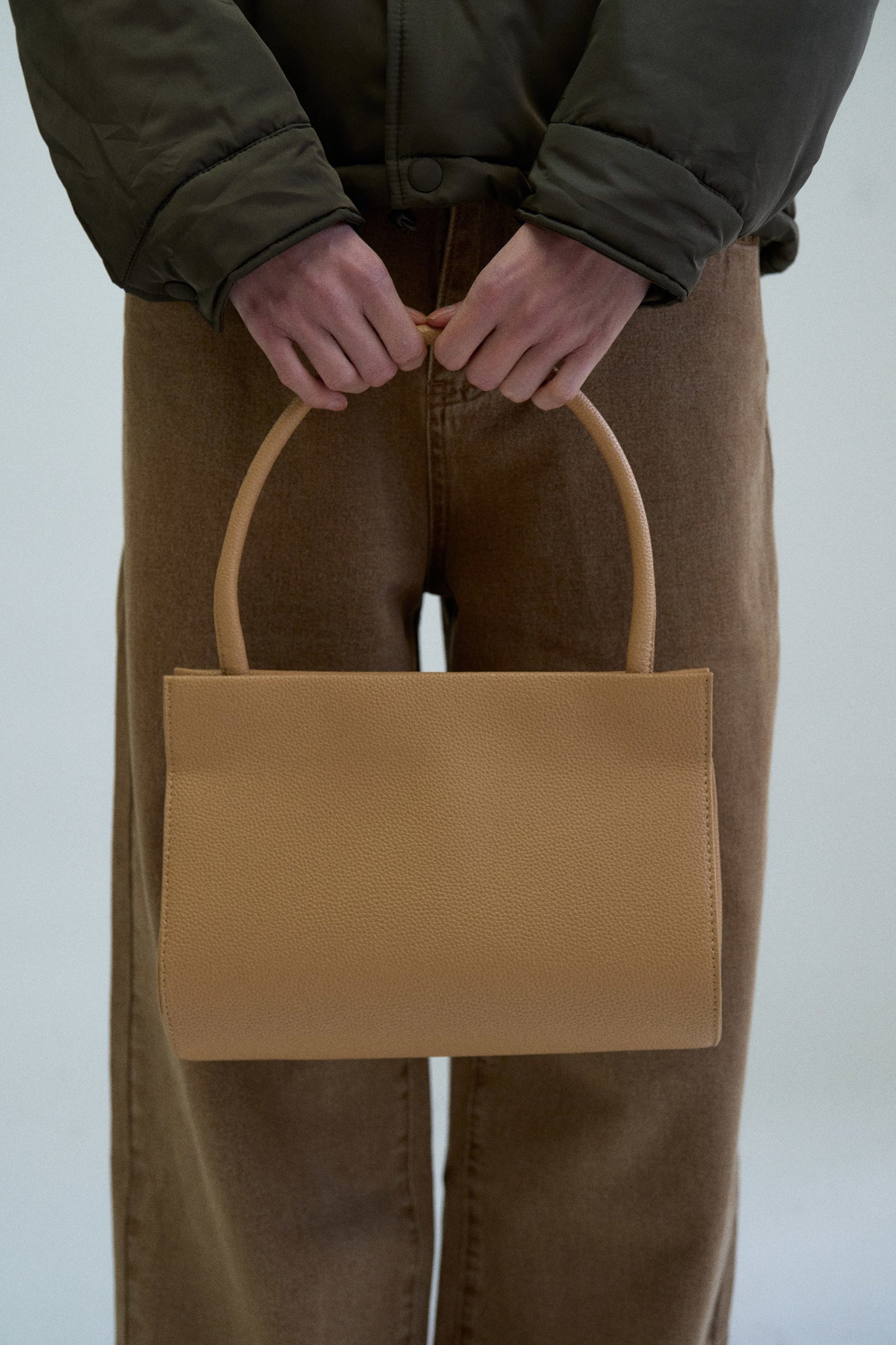 DROPLET BAG, FAUX LEATHER