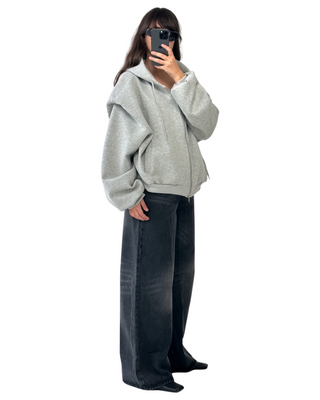 STITCH SHOULDER HOODIE