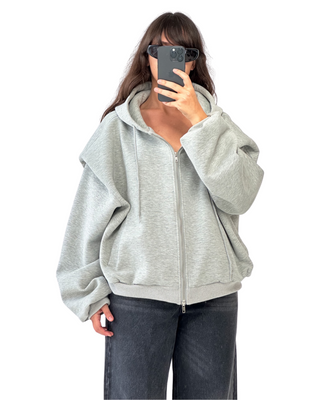 STITCH SHOULDER HOODIE