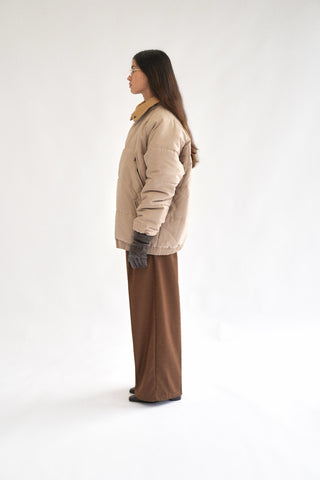WOOLLY REVERSE COLLAR JACKET