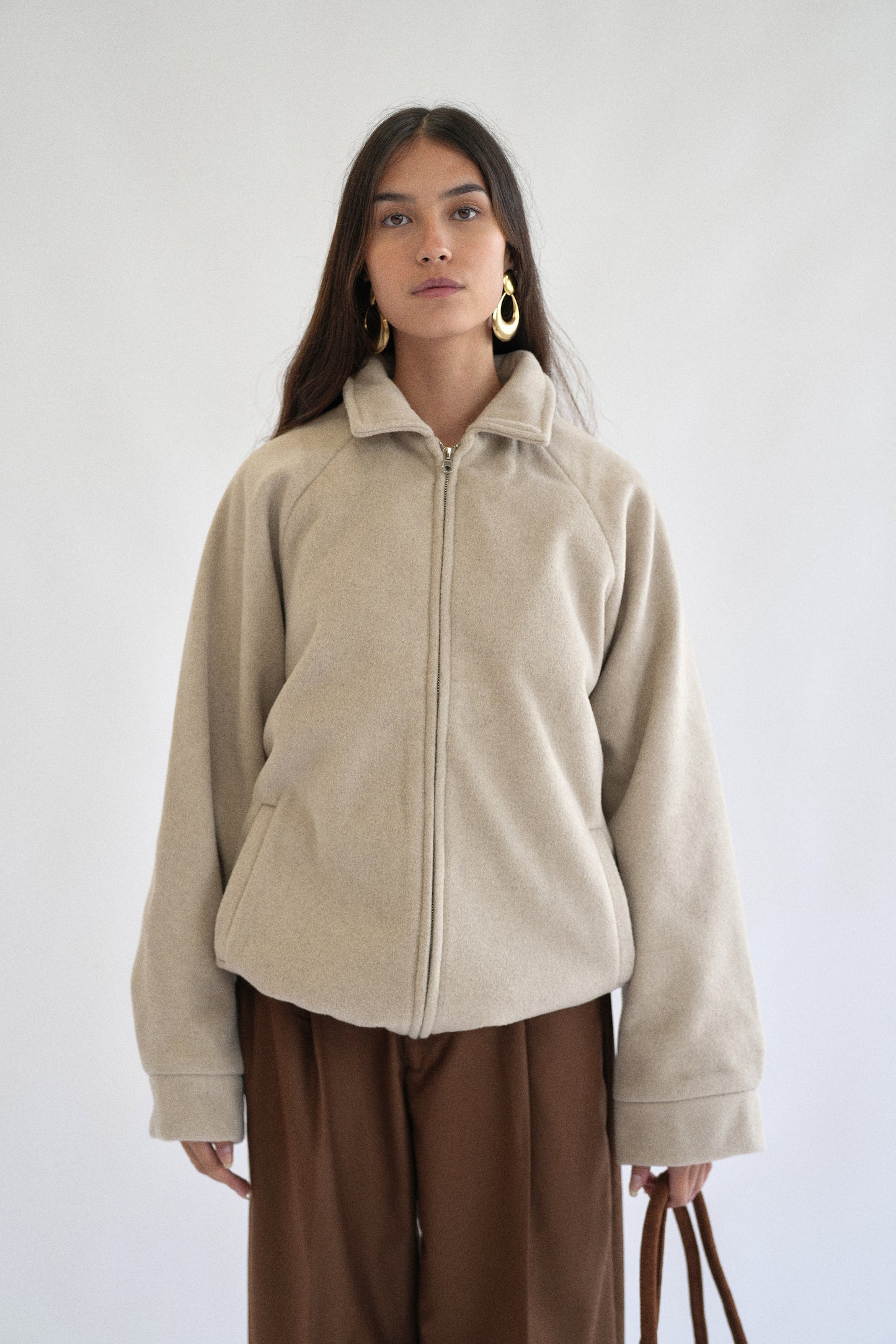 RAGLAN WOOLLEN JACKET