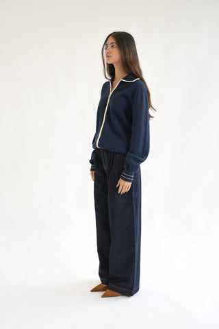 BALLAD CARDIGAN, NAVY
