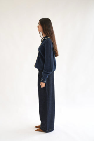BALLAD CARDIGAN, NAVY