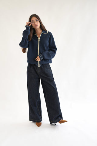 BALLAD CARDIGAN, NAVY
