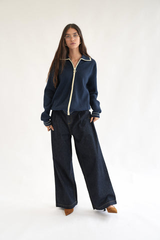 BALLAD CARDIGAN, NAVY