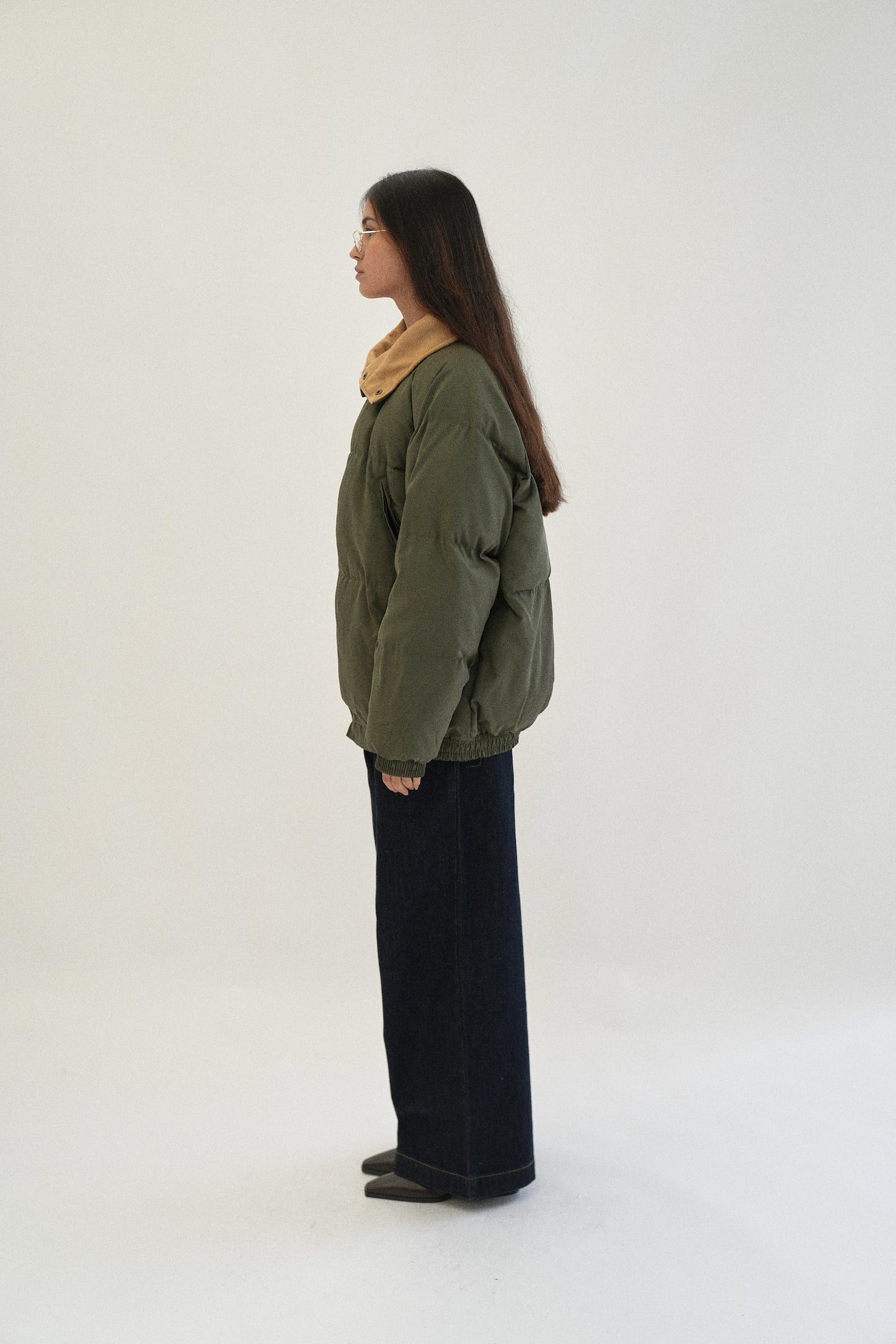 WOOLLY REVERSE COLLAR JACKET