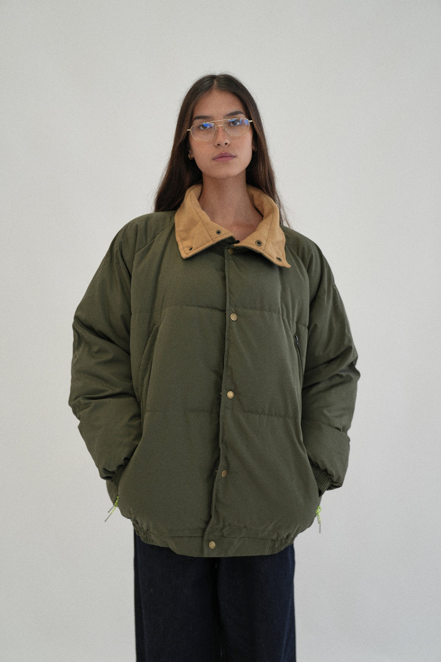 WOOLLY REVERSE COLLAR JACKET