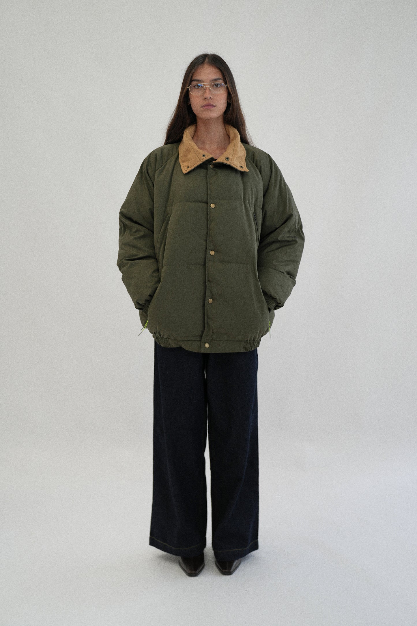 WOOLLY REVERSE COLLAR JACKET