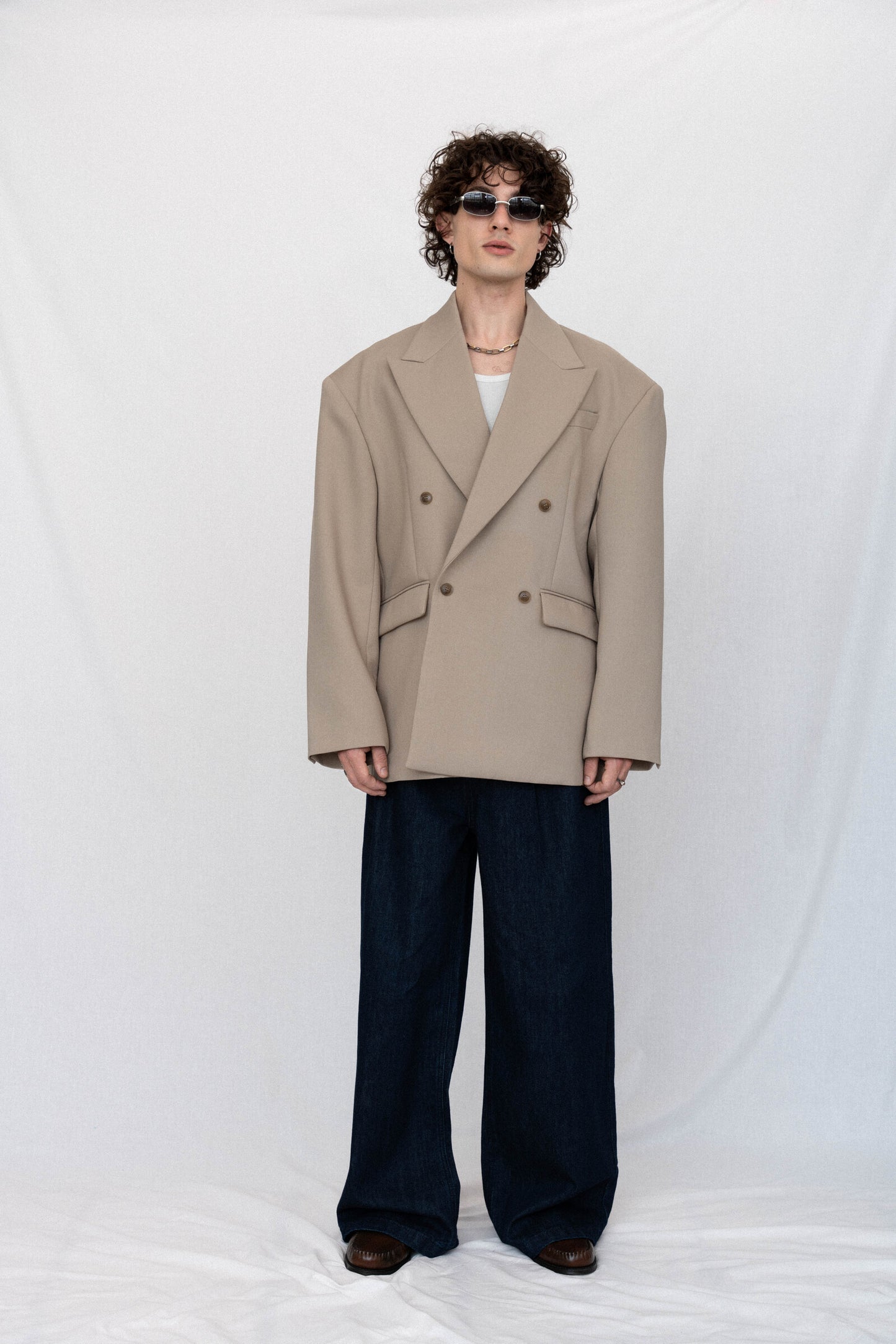 NONNO DOUBLE-BREASTED BLAZER