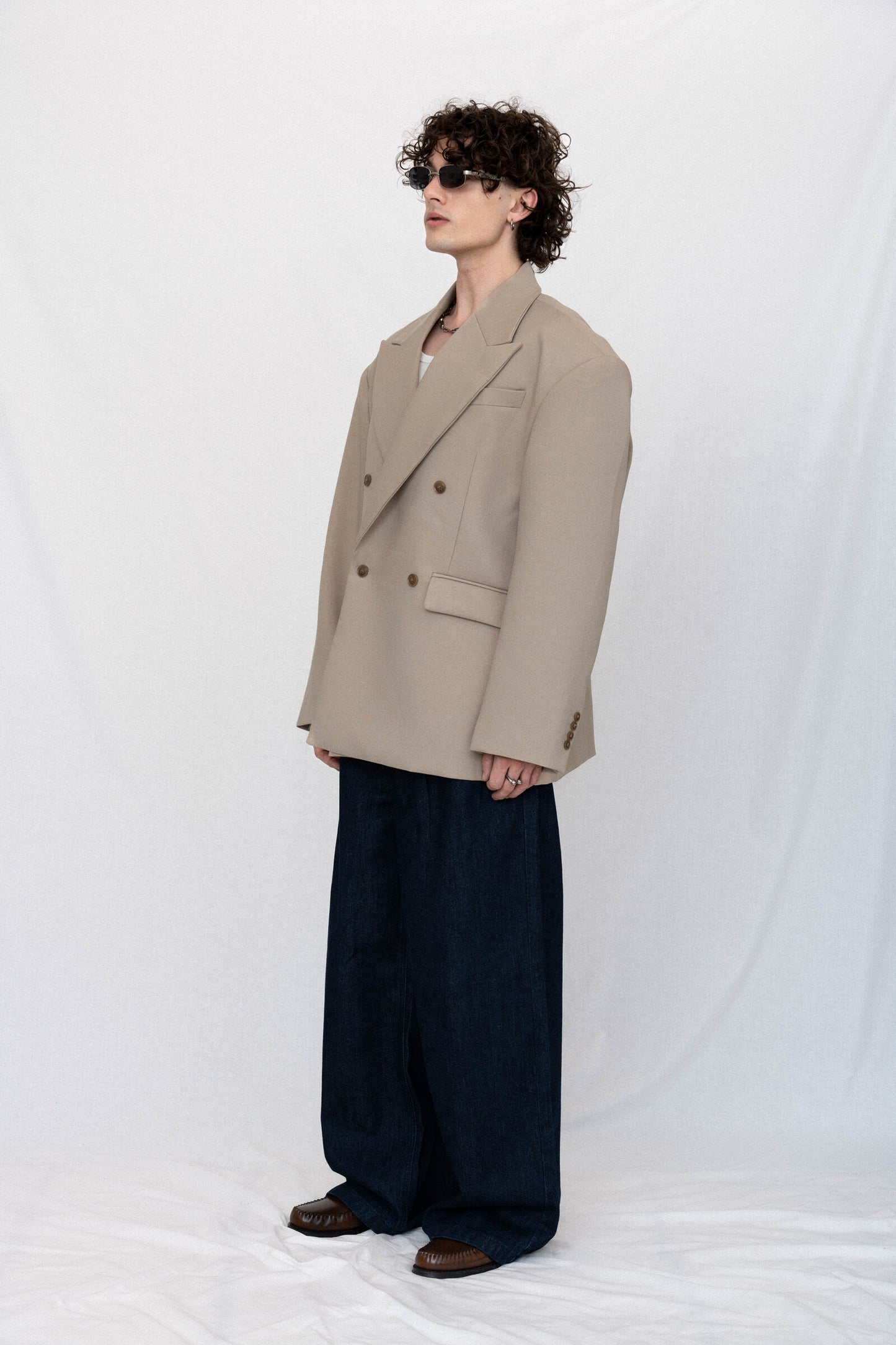 NONNO DOUBLE-BREASTED BLAZER