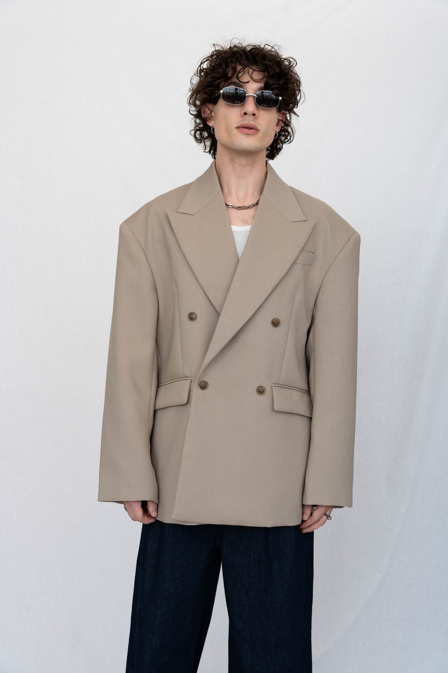 NONNO DOUBLE-BREASTED BLAZER