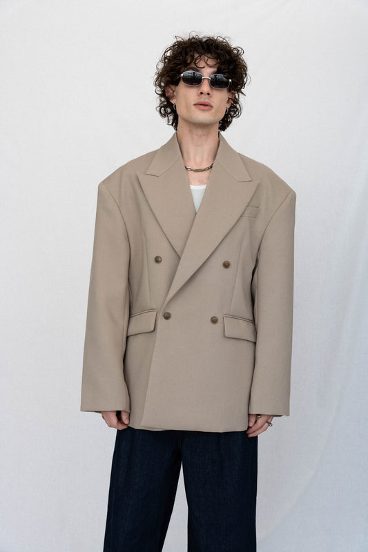 NONNO DOUBLE-BREASTED BLAZER