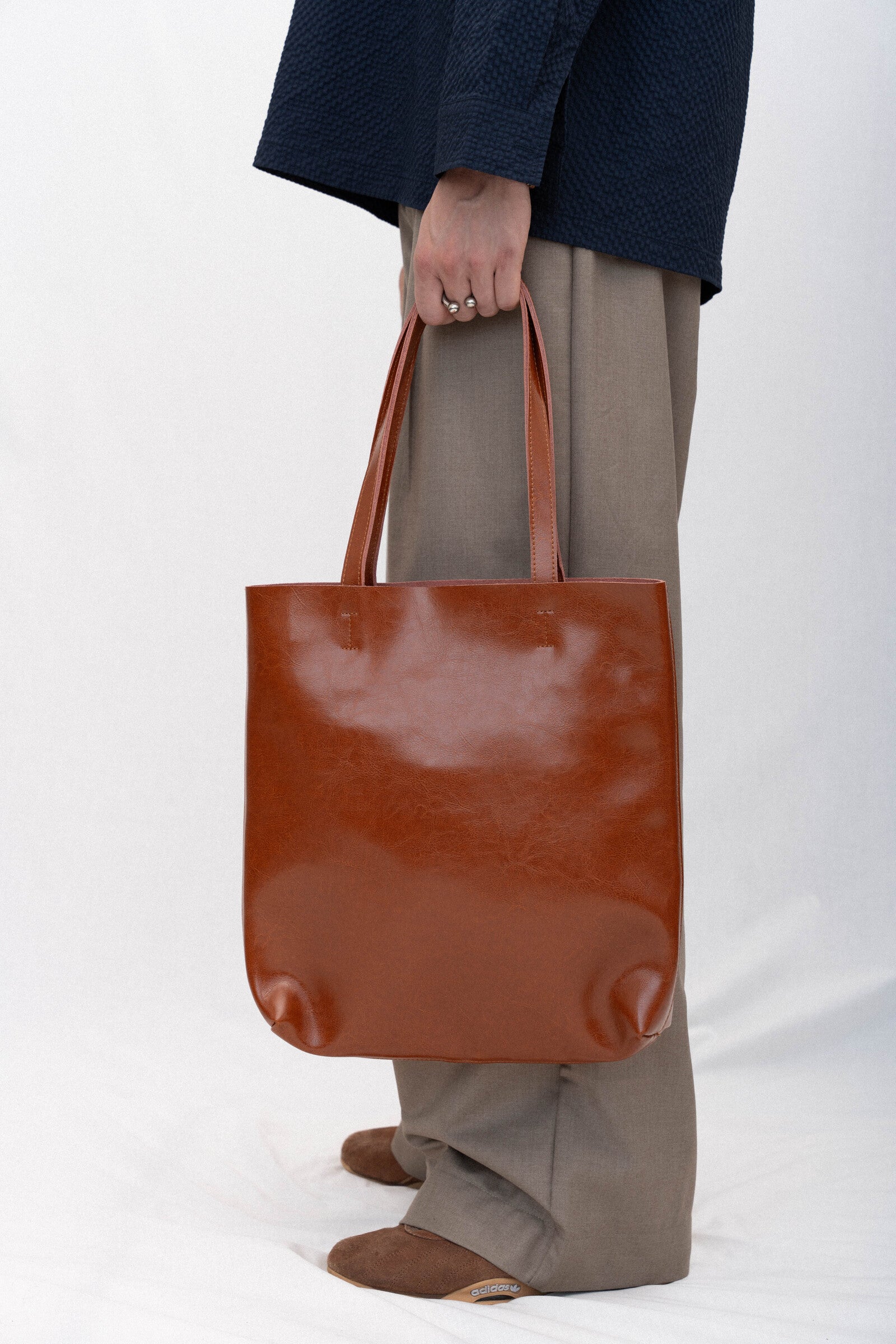 FAUX LEATHER TOTE BAG – Beaulares