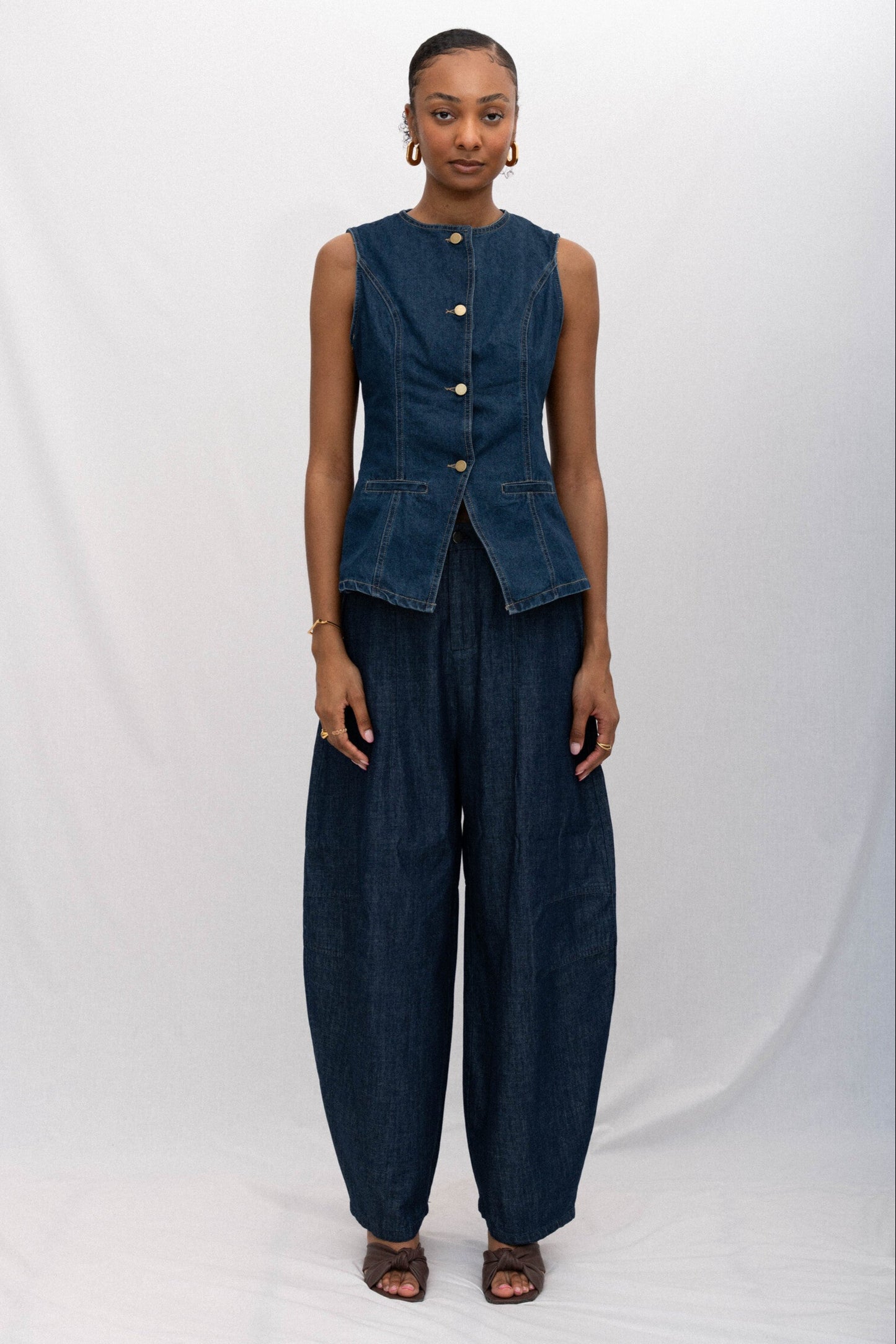 DEL MARE DENIM VEST