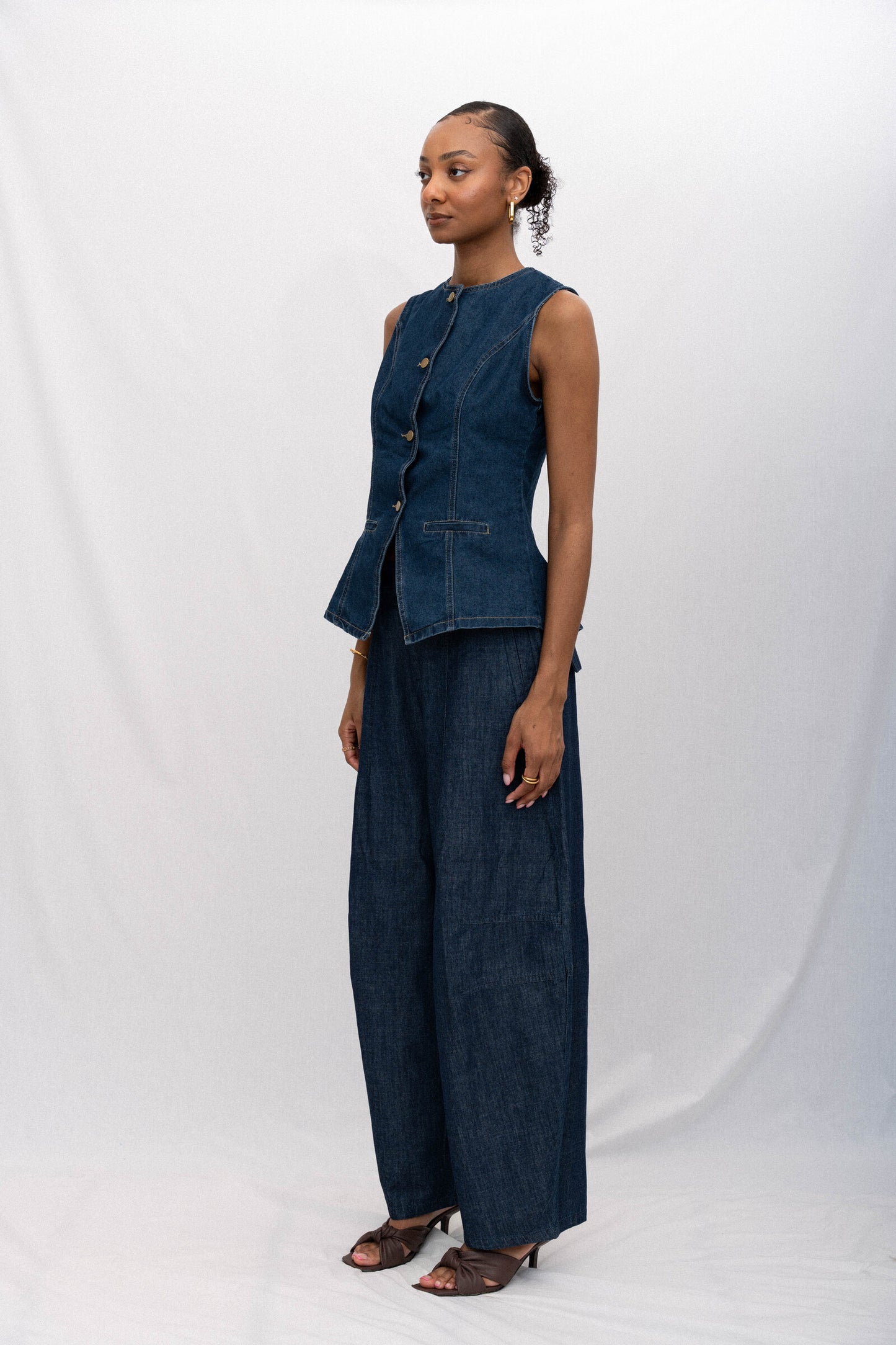 DEL MARE DENIM VEST