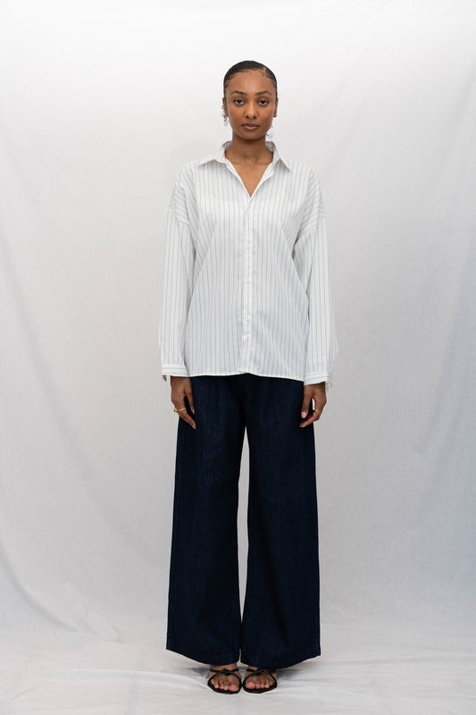 MATTINA PINSTRIPE SHIRT