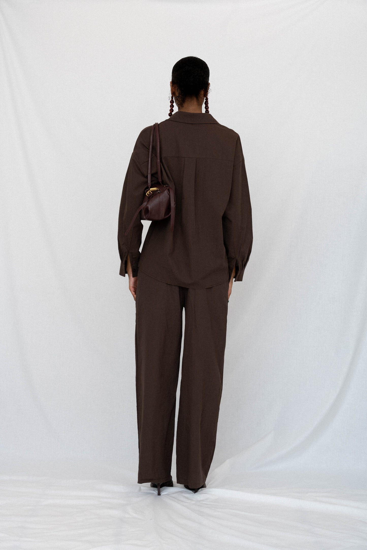 COCOA BUTTONED SET