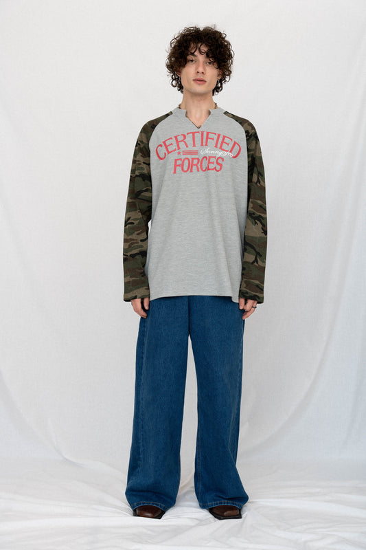 LONG SLEEVE ARMY T-SHIRT