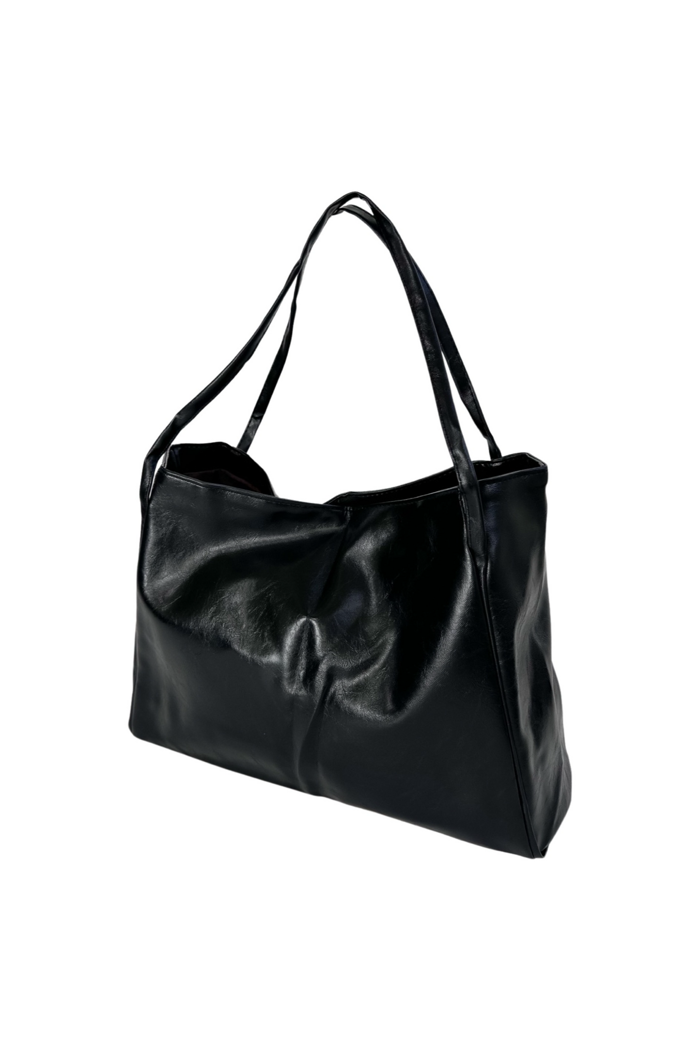 Faux leather handbag best sale