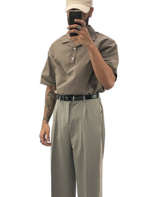 Turn Down Collar Shirt