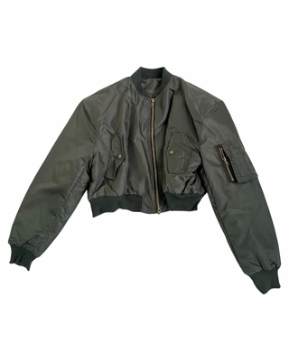 FINAL SALE | BATON CROPPED BOMBER JACKET